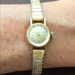 Jules Jurgeson 18K Gold Women's Watch Working